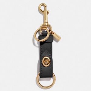 Coach turnlock key fob valet key chain
